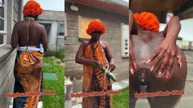 In the village planting cucumbers but I ended up planting inside my womb