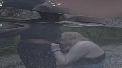 fucking trans snow bunny's cock churns wild and deep