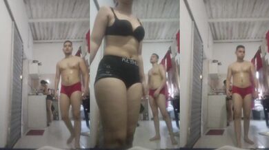 Housekeeper seduces boss while his wife is at work. Real amateur homemade video of a curvy Colombian Latina