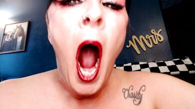 Wide Open Mouth Yawning