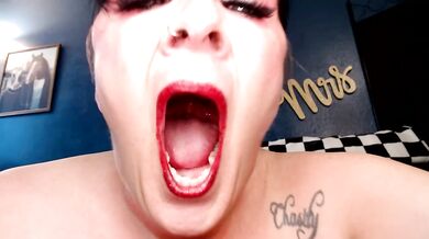 Wide Open Mouth Yawning