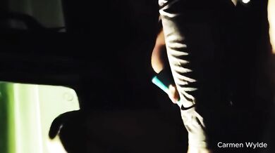 Demo Wylde blurs line with raw public squirt