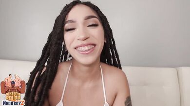 Latina Slut Gets BBC Face Fucked Creamy Facial