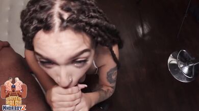Latina Slut Gets BBC Face Fucked Creamy Facial