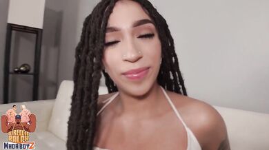 Latina Slut Gets BBC Face Fucked Creamy Facial