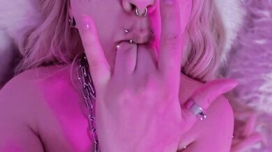 POV girlfriend sends solo video what do you do egirl big natural tits fingers moaning shaved