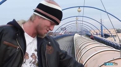 Daddy's brutal fuck in the seediest ghetto where the 18 year old takes huge public loads