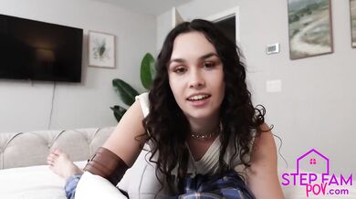 Step sis wants my lightsaber Alina Voss POV blowjob and doggystyle