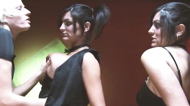 Two at a time three busty friends fucking with two cocks and each other