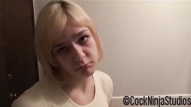 Step Brother Destroys Step Sister's Face with His Big Cock
