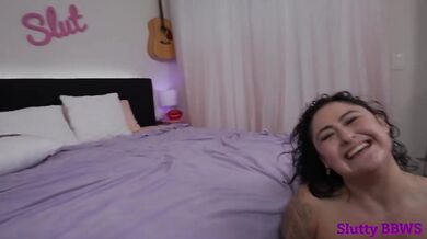 My husband ruined thick brunette Josie while I watched her BBW curves