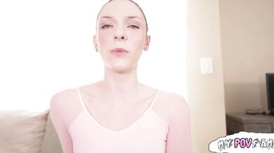 Stepdaughter’s tight little hole stretched out before ballet practice