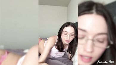 Your morning routine just got ruined with Brooke Tilli cum drips