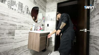 The guy who repairs my house fucks me in a dress and without a condom while my husband is not home.