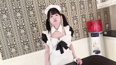 Japanese amateur KAWAII servant DoggyStyle is too comfortable 【BabyYurinJP Hentai Kawaii Girl】