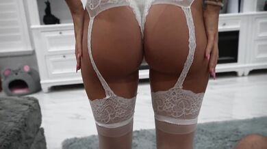 Slutty Teen Easter Bunny and Earns a MASSIVE FACIAL!!!
