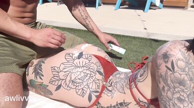 CAUGHT FUCKING TINY TATTOOED GOTH GIRL IN CAR - zane walker, awlivv
