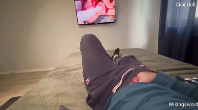 Let’s Take Off The Condom- Sister’s Busty Friend Caught me Jerking Off so I Fucked her & Cum Inside