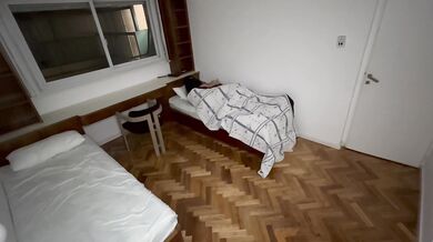 Sex with roommate I met at the Hostel... ft Abril Diseli