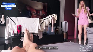 No Money? OK! Stepbrother Accepts PUSSY as Rent PAYMENT (Full Creampie)