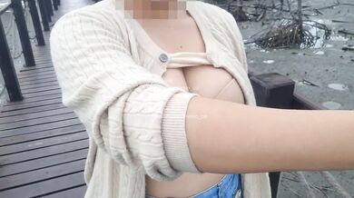 My first time flashing in public alone