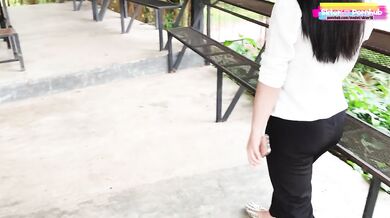 At Coffee Shop Thailand With Sexy Girl โชว์เสียวร้านกาแฟ