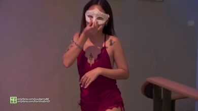 Mask girl with tattoo [S5]