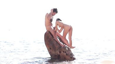 Looking for locations Amateur outdoor sex beach blowjob brunette bald pussy