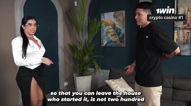 Busty real estate agent fucks client in her property free sex