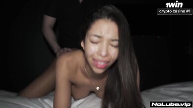 Hardcore kicked out her hotel room brutal rough sex with petite teen