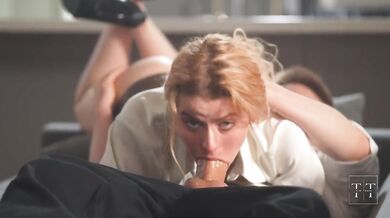 4K HD Tim Team Fucks Her Throat Choked on His Big Cock