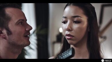 Ebony Roommate Frozen by Mysterious Remote 3D Anime Lia Lin Hardcore Time Stop Blowjob Small Tits