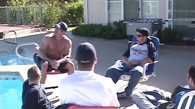 Selena Silver gangbanged by multiple guys cream her tight holes raw