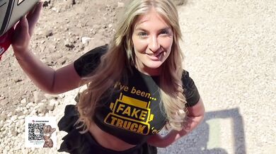 Sophia Isabella Gets Pounded Hard in Public Blonde Babe Ride