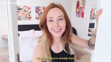 Stretched all her yoga holes redhead teen instructor gets stuffed in legging pose