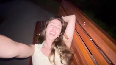 Nomadic Babe Stella Gray Finger fucks herself raw in Madrid shower