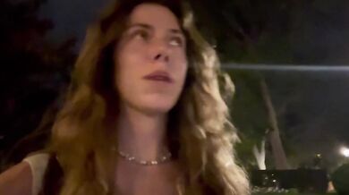 Nomadic Babe Stella Gray Finger fucks herself raw in Madrid shower