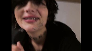 Emo step sis destroyed by stepbro’s fat cock POV deepthroat cumshot riding
