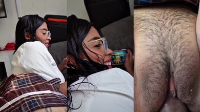 Stepbro her FF lessons left my squirt soaked and stuffed with cum