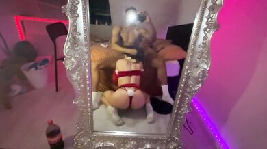 Snowbunny GF sucks and rides boyfriend’s BBC in sloppy cowgirl POV