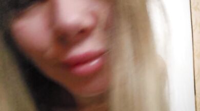 Blonde Squirt Ride with Dildo while Cowgirl Pounding