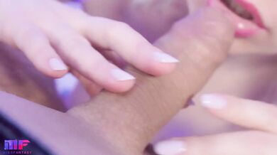 ASMR Blowjob Best cum in mouth close up pulsating cock oral creampie