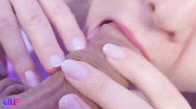 ASMR Blowjob Best cum in mouth close up pulsating cock oral creampie