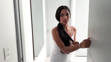 Latina virgin step sis loses cherry to hung stepbro big cock in raw first time sex squirt fest