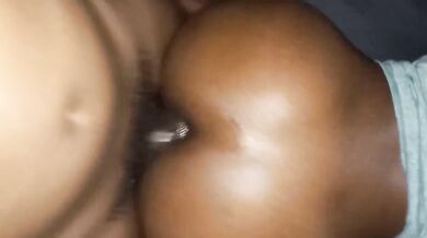 Ebony Petite Teen Gets Her Ass To Pussy Destroyed By A Big Black Dick
