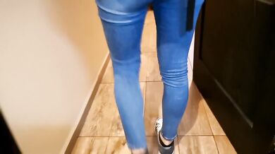 My girlfriend's best friend takes her pussy missionary style then creampies it raw