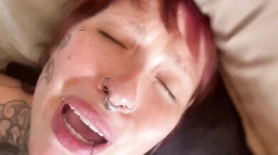 Morning lust with big tits couple raw intimate fuck