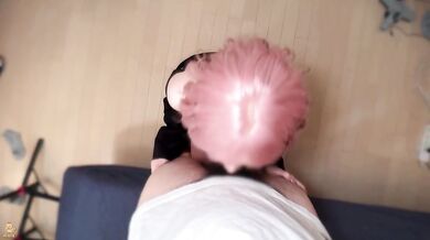 After work she’s waiting thirsty influencer gives sloppy deepthroat and gushing creampie POV
