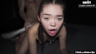 Please don't deport them Asian teen compilation screaming loud moaning hardcore choking big dick fuck
