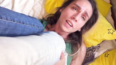 Fat-Assed Stepmom Wakes Up Her Son With Her Sloppy Wet Pussy and Begs To Be Fucked Rough